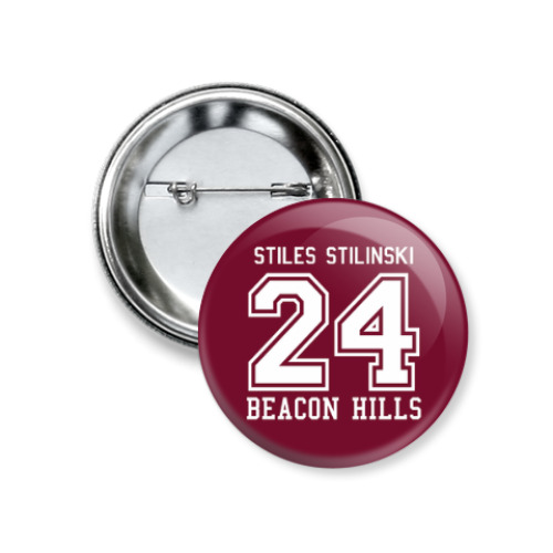 Значок 37мм Stiles Stilinski 24