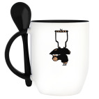 Кружка с ложкой