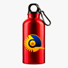 Металлическая бутылка 400 мл UV-DTF