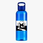 Прозрачная спортивная бутылка