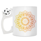 Кружка с футбольным мячиком