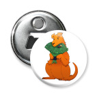 Магнит-открывашка 58 мм Ирландский счастливчик