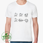 Мужская футболка органик