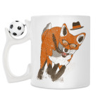Кружка с футбольным мячиком