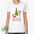 Женская футболка органик