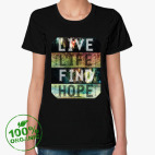 Женская футболка органик