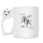 Кружка с футбольным мячиком