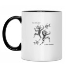 Кружка двухцветная