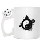 Кружка с футбольным мячиком