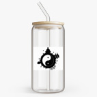 Банка с бамбуковой крышкой