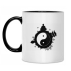 Кружка двухцветная