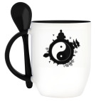 Кружка с ложкой