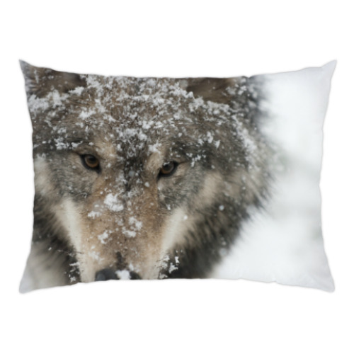 Подушка Волки