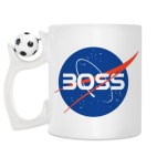 Кружка с футбольным мячиком