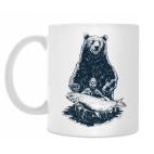 Классическая кружка Медвежья рыбалка