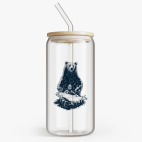 Банка с бамбуковой крышкой