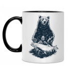 Кружка двухцветная