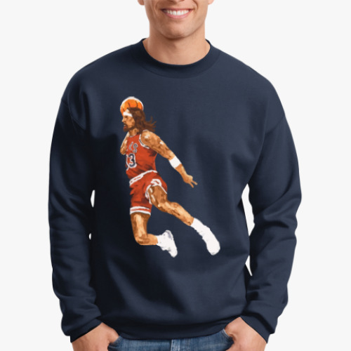 Свитшот с принтом Jesus Jordan