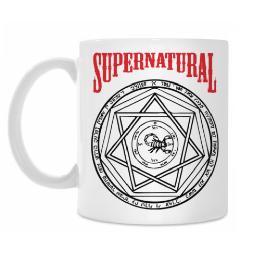 Кружка с принтом Supernatural