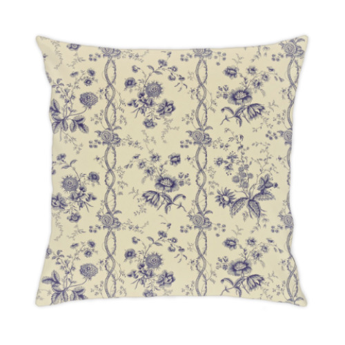 Подушка с принтом винтажные узоры
