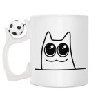 Кружка с футбольным мячиком