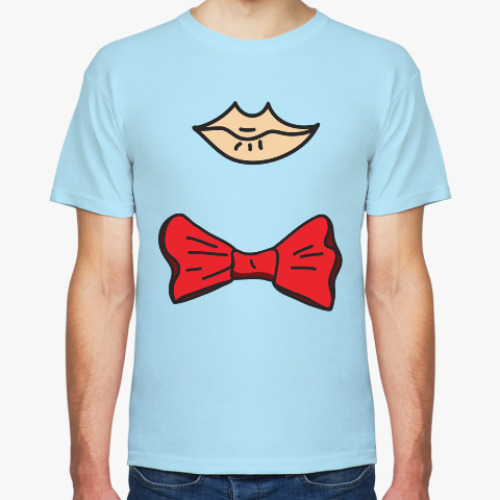 Футболка с принтом Образ с бабочкой