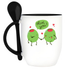 Кружка с ложкой