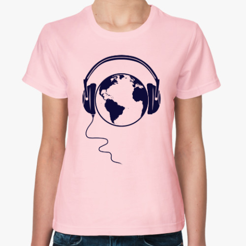 Женская футболка DJ Planeta