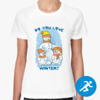 Женская спортивная футболка