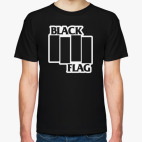 Классическая футболка Black Flag