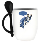 Кружка с ложкой