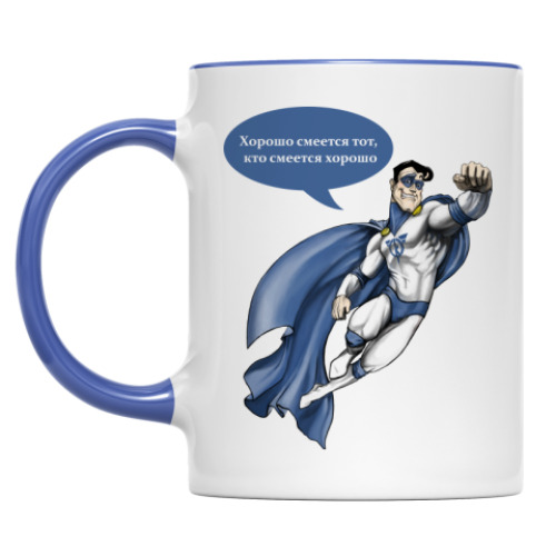 Кружка с принтом 'Капитан Очевидность'