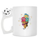 Кружка с футбольным мячиком