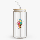 Банка с бамбуковой крышкой