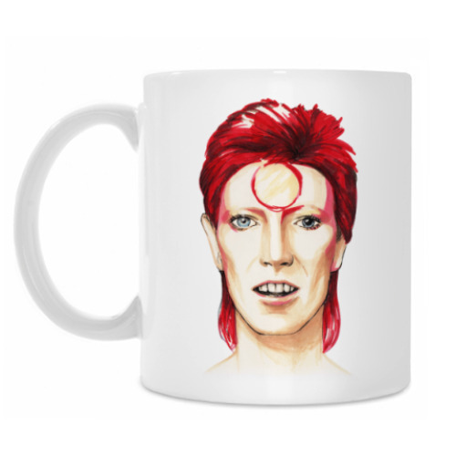 Кружка с принтом David Bowie