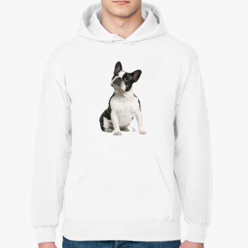 Толстовка худи Фр бульдог