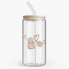 Банка с бамбуковой крышкой