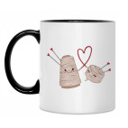 Кружка двухцветная