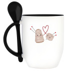 Кружка с ложкой