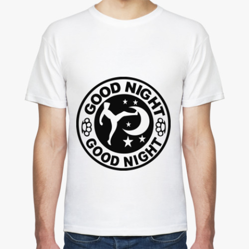 Футболка с принтом ' good night'