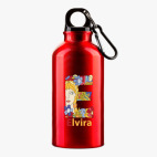 Металлическая бутылка 400 мл UV-DTF