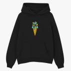 Толстовка худи оверсайз