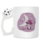 Кружка с футбольным мячиком