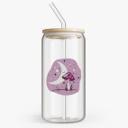 Банка с бамбуковой крышкой