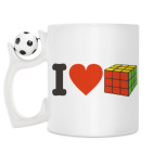 Кружка с футбольным мячиком