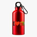 Металлическая бутылка 400 мл UV-DTF