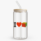 Банка с бамбуковой крышкой