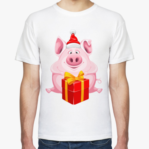 Футболка с принтом Год свиньи