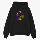 Толстовка худи оверсайз