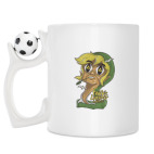 Кружка с футбольным мячиком